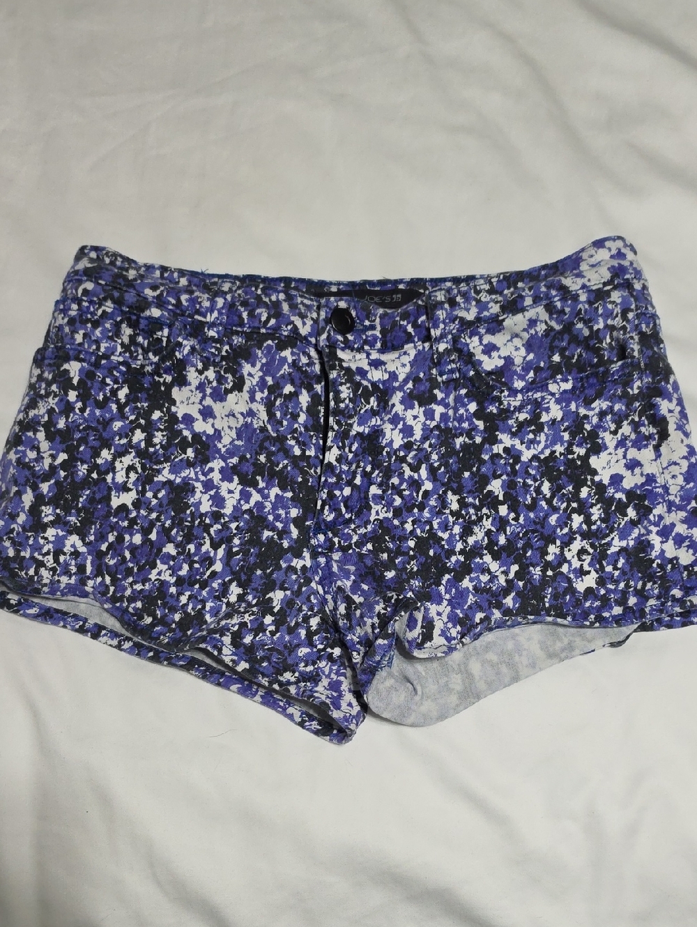 Joe's Jeans Purple Floral High-Waist Women's Shorts